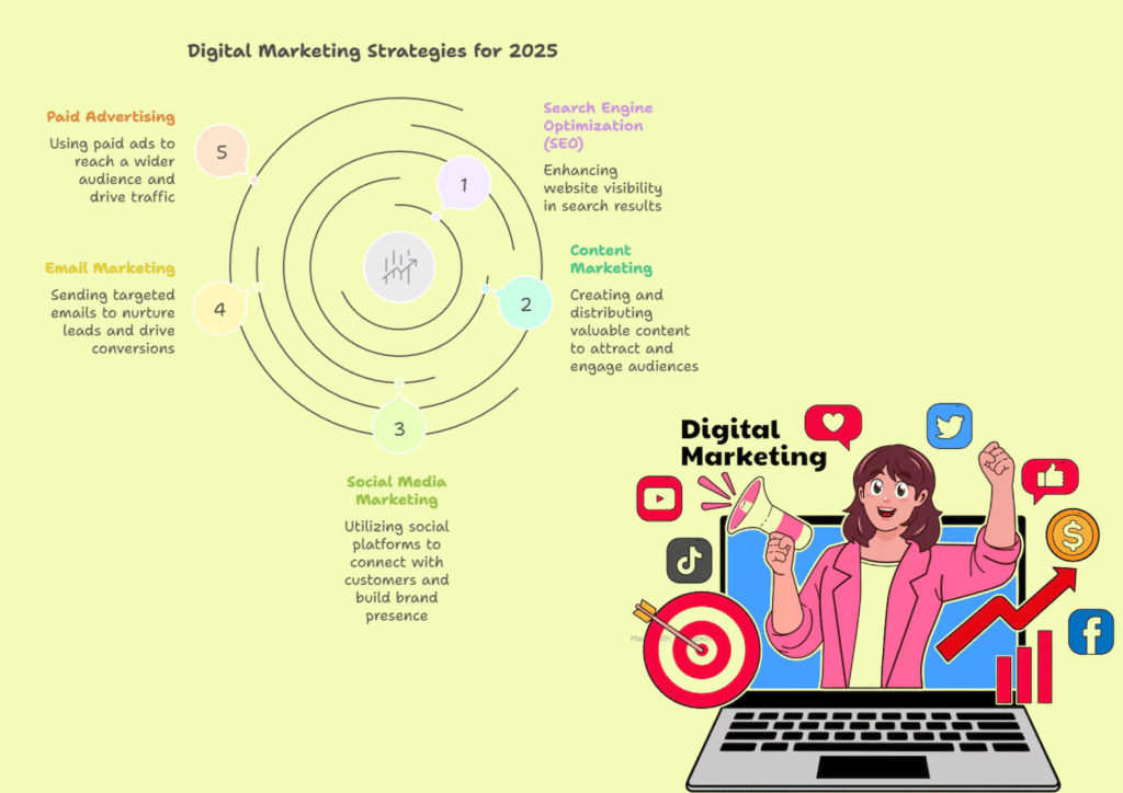 top 5 stategies of digital marketing